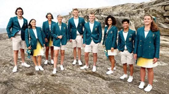 Australian delegation clothing