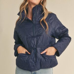 Custom Quilted Puffer Pullover for Boutique Orders