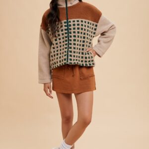 Wholesale Sherpa Zip Jacket