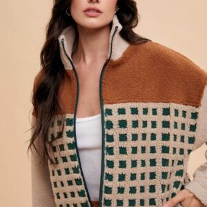 Wholesale Sherpa Zip Jacket