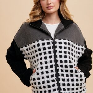 Wholesale Sherpa Zip Jacket